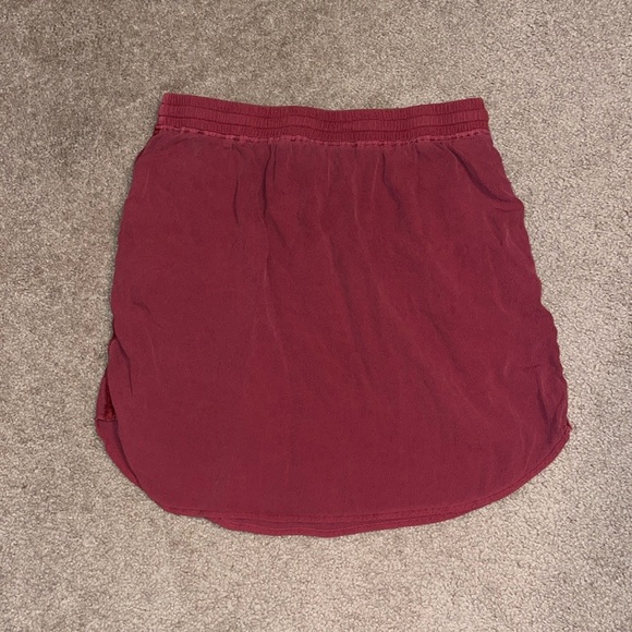 Anthropologie Mauve Relaxed Skirt - Picture 4 of 9